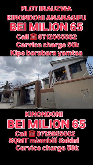 Kiwanja kinauzwa Kinondoni Ananasifu, Dar Es Salaam Kiwanja kinauzwa Kinondoni Ananasifu, Dar Es Salaam