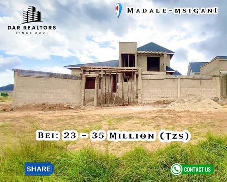Residential Plots for Sale in Madale Msigani, Dar Es Salaam (469 sqm) Residential Plots for Sale in Madale Msigani, Dar Es Salaam (469 sqm)