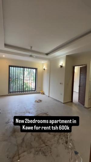 Nyumba ya vyumba viwili inapangishwa Kawe, Dar Es Salaam