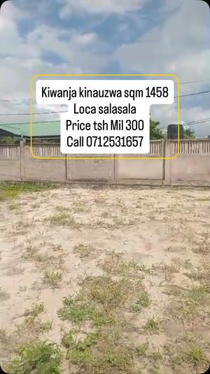 Plot for sale in Salasala, Dar Es Salaam sqm 1458