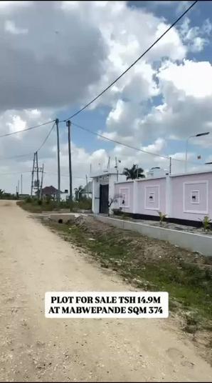 Kiwanja kinauzwa Mabwepande, Dar Es Salaam (374 sqm) Kiwanja kinauzwa Mabwepande, Dar Es Salaam (374 sqm)