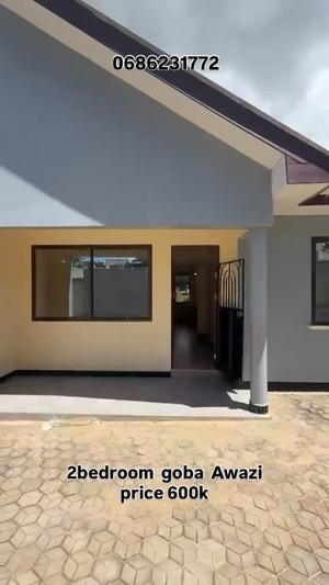 Apartment ya vyumba viwili inapangishwa Goba Kwa Awazi, Dar Es Salaam