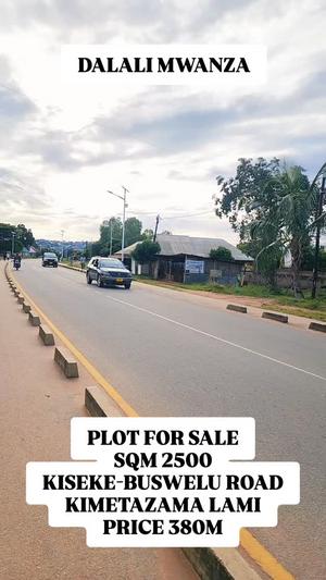 Kiwanja kinauzwa Kiseke Road - Buswelu, Mwanza sqm 2500