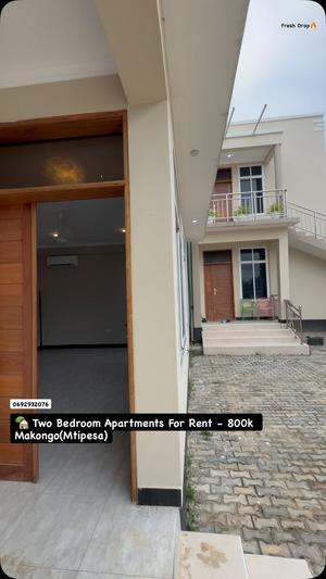 Apartment ya vyumba viwili inapangishwa Makongo Juu, Dar Es Salaam