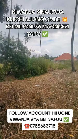 Kiwanja kinauzwa Kijichi Njiang'ombe, Dar Es Salaam Kiwanja kinauzwa Kijichi Njiang'ombe, Dar Es Salaam