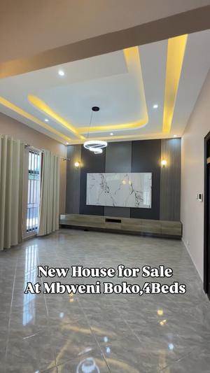 Nyumba ya vyumba vinne inauzwa Njia Panda Ya Mbweni - Boko, Dar Es Salaam (800 sqm)