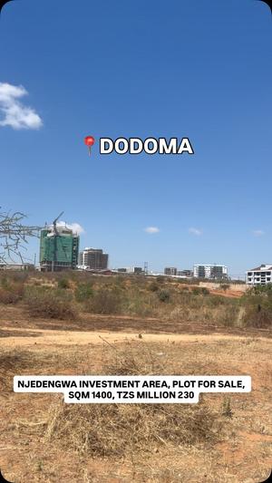 Kiwanja kinauzwa Njedengwa Investment Area, Dodoma sqm 1400 Kiwanja kinauzwa Njedengwa Investment Area, Dodoma sqm 1400