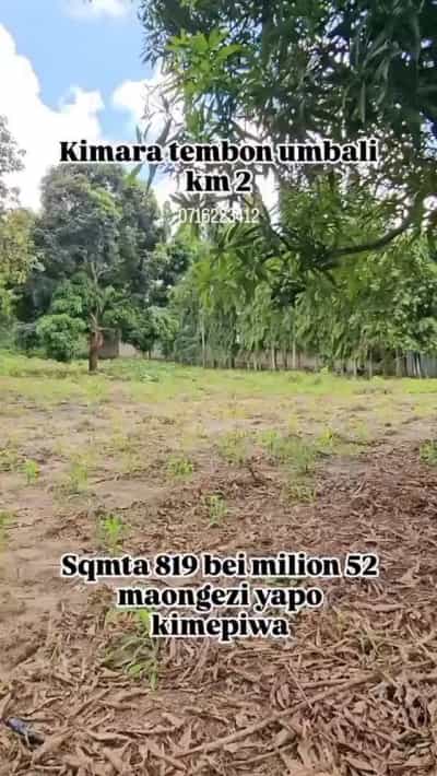 Kiwanja kinauzwa Kimara Temboni, Dar Es Salaam (819 sqm) Kiwanja kinauzwa Kimara Temboni, Dar Es Salaam (819 sqm)
