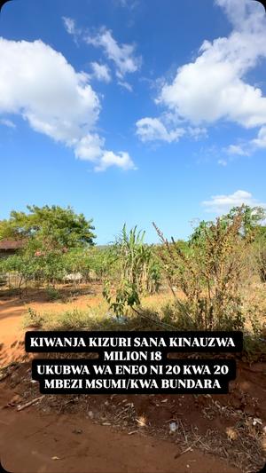 Kiwanja kinauzwa Mbezi Msumi / Kwa Bundara, Dar Es Salaam (400 sqm) Kiwanja kinauzwa Mbezi Msumi / Kwa Bundara, Dar Es Salaam (400 sqm)