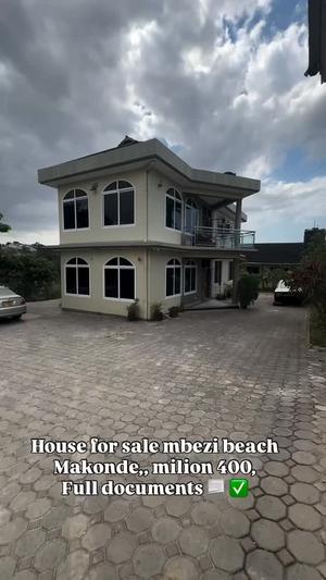 Nyumba ya vyumba vitano inauzwa Mbezi Beach Makonde, Dar Es Salaam (1150 sqm) Nyumba ya vyumba vitano inauzwa Mbezi Beach Makonde, Dar Es Salaam (1150 sqm)