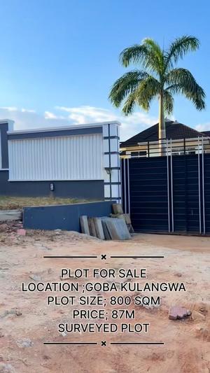 Kiwanja kinauzwa Goba Kulangwa, Dar Es Salaam sqm 800