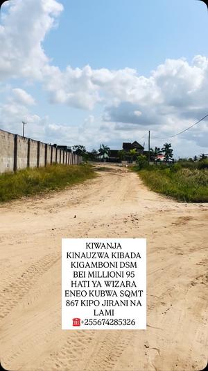 Plot for sale in Kibada, Dar Es Salaam sqm 867