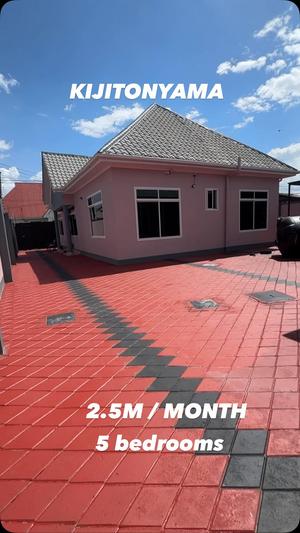 Nyumba ya vyumba vitatu inapangishwa Kijitonyama, Dar Es Salaam