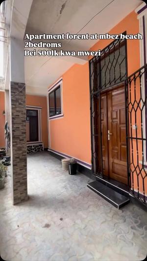 Apartment ya vyumba viwili inapangishwa Mbezi Beach, Dar Es Salaam
