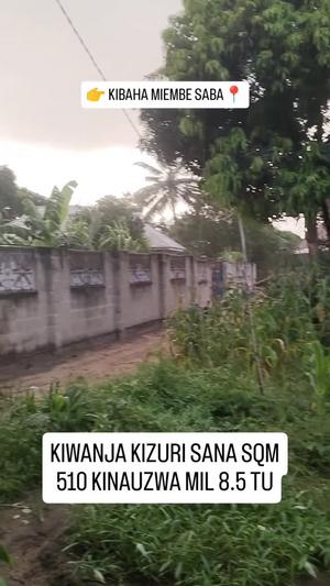 Residential Plot for Sale in Kibaha Miembe Saba, Pwani (510 sqm) Residential Plot for Sale in Kibaha Miembe Saba, Pwani (510 sqm)