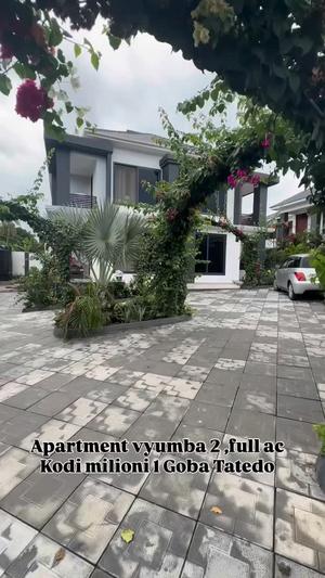 Apartment ya vyumba viwili inapangishwa Mbezi Beach Masana, Dar Es Salaam