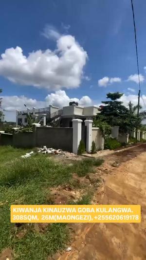 Kiwanja kinauzwa Goba Kulangwa, Dar Es Salaam (307 sqm)