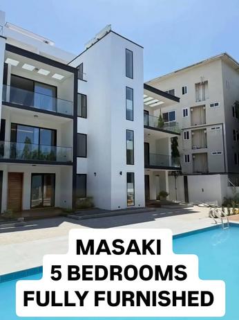 Nyumba (Furnished) ya vyumba vitano inapangishwa Masaki, Dar Es Salaam