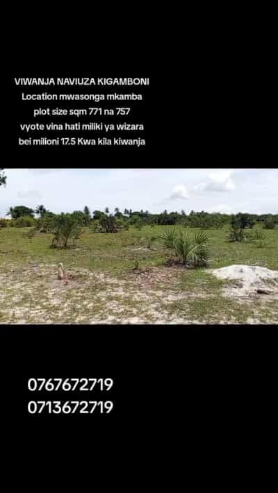 Plots for sale in Kigamboni, Dar Es Salaam