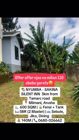 Nyumba inauzwa Arusha Nyumba inauzwa Arusha