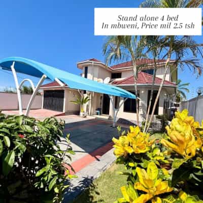 Nyumba ya vyumba vinne inapangishwa Mbweni, Dar Es Salaam