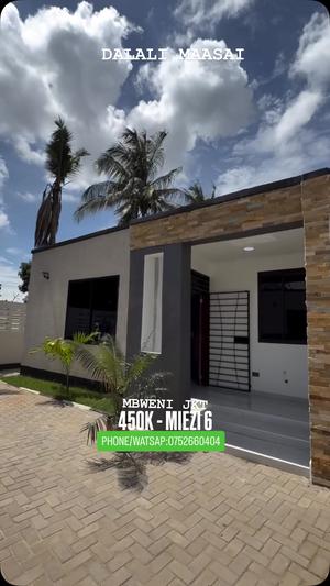 Nyumba ya vyumba viwili inapangishwa Mbweni JKT, Dar Es Salaam Nyumba ya vyumba viwili inapangishwa Mbweni JKT, Dar Es Salaam
