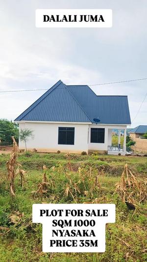 Kiwanja kinauzwa Nyasaka, Mwanza sqm 1000