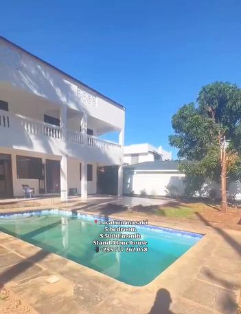 Nyumba ya vyumba vitano inapangishwa Masaki, Dar Es Salaam Nyumba ya vyumba vitano inapangishwa Masaki, Dar Es Salaam