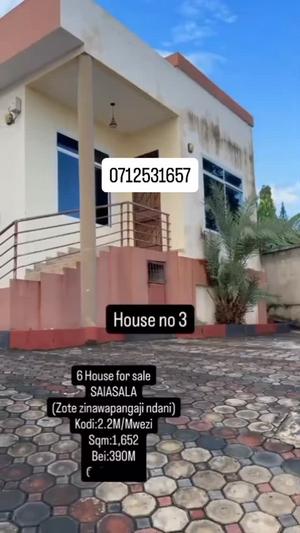 Apartment for Sale in Salasala, Dar Es Salaam (1652 sqm)