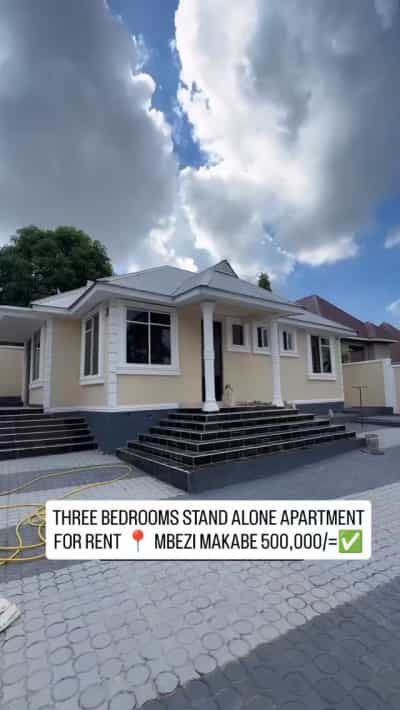 3 Bedrooms Apartment for Rent in MBEZI MAKABE, Dar Es Salaam