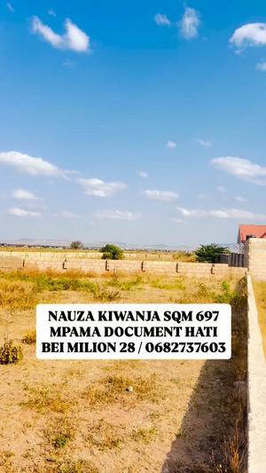 Kiwanja kinauzwa Mpamaa sqm 697