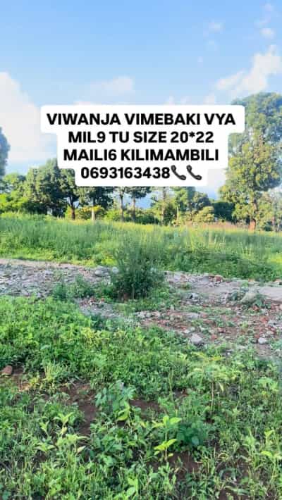 Kiwanja kinauzwa Maili Sita (Kilimambili), Singida (440 sqm)