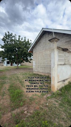 Kiwanja kinauzwa Mbweni Malindi, Dar Es Salaam sqm 789
