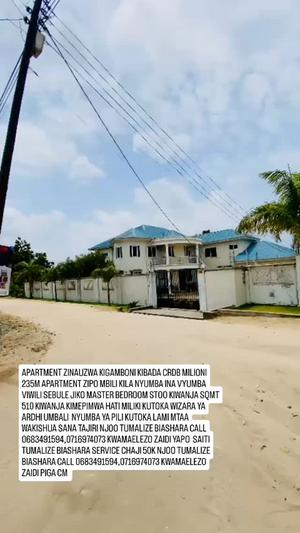 Nyumba/Apartment ya vyumba viwili inauzwa Kigamboni Kibada, Dar Es Salaam