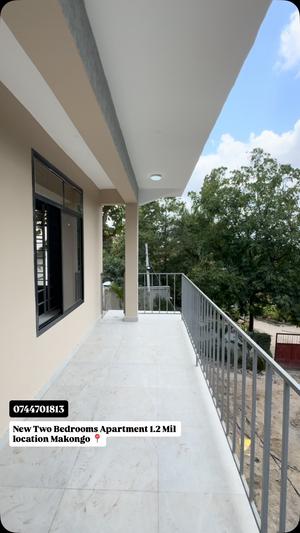 Apartment ya vyumba viwili inapangishwa Makongo, Dar Es Salaam