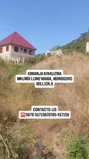 Kiwanja kinauzwa Mkundi Kwa Lung'wawa, Morogoro