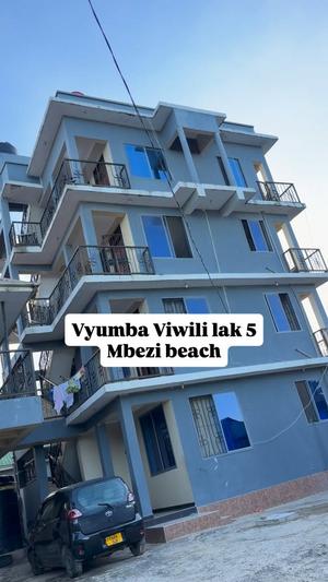 Apartment ya vyumba viwili inapangishwa Mbezi Beach, Dar Es Salaam