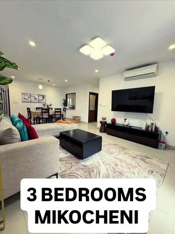 Nyumba (Furnished) ya vyumba vitatu inapangishwa Mikocheni, Dar Es Salaam