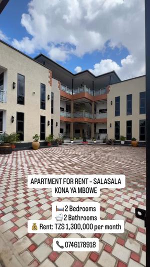 2 Bedrooms Apartment for Rent in Salasala Kona Ya Mbowe, Dar Es Salaam