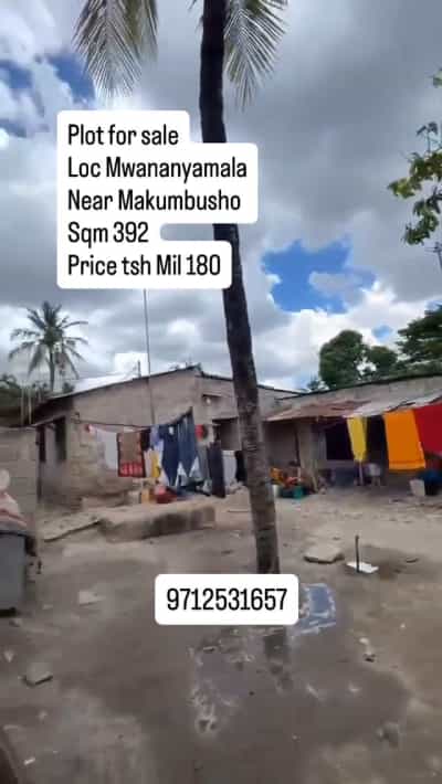 Kiwanja kinauzwa Mwananyamala, Dar Es Salaam sqm 392
