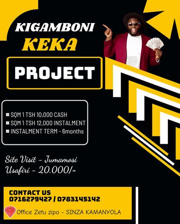 Viwanja vinauzwa Kigamboni Keka, Dar Es Salaam Viwanja vinauzwa Kigamboni Keka, Dar Es Salaam