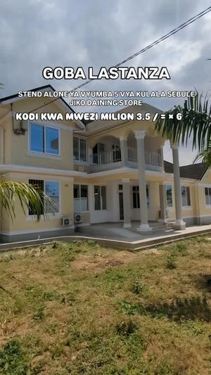 Nyumba ya vyumba vitano inapangishwa Goba Lastanza, Dar Es Salaam Nyumba ya vyumba vitano inapangishwa Goba Lastanza, Dar Es Salaam