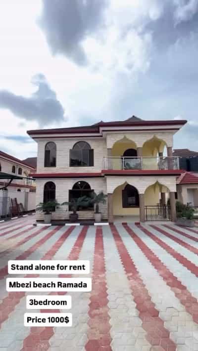 Nyumba ya vyumba vitatu inapangishwa Mbezi Beach, Dar Es Salaam