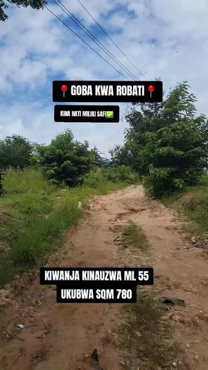 Plot for sale in Goba Kwa Robati, Dar Es Salaam sqm 780 Plot for sale in Goba Kwa Robati, Dar Es Salaam sqm 780