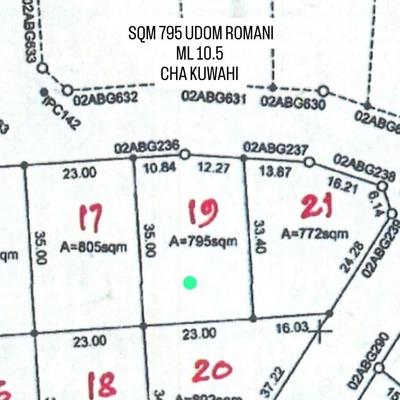 Plot for sale in Udom Romani, Dodoma sqm 800 Plot for sale in Udom Romani, Dodoma sqm 800