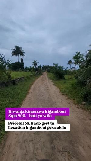 Plot for sale in Kigamboni Geza, Dar Es Salaam sqm 900