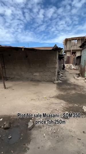 Kiwanja kinauzwa Msasani, Dar Es Salaam (350 sqm)
