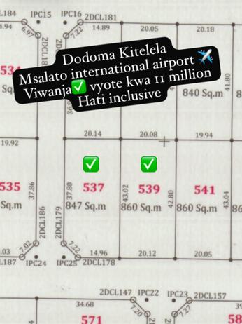 Residential Plot for Sale in Kitelela, Dodoma Residential Plot for Sale in Kitelela, Dodoma