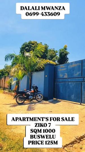 Nyumba na Apartments zinazouzwa Buswelu, Mwanza (1000 sqm)