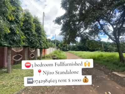 Nyumba (Furnished) ya vyumba vitatu inapangishwa Njiro Gorofa, Arusha